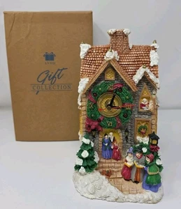 Avon Holiday Melody Clock 1996 Christmas Lights With 12 Songs On Each Hour  - Picture 1 of 12