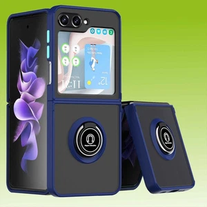 Für Samsung Galaxy Z Flip5 5G TPU PC Design Ring Magnet Cover Handy Tasche Hülle - Bild 1 von 1