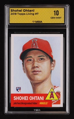 2018 Topps Living Shohei Ohtani #7 Rookie MBA 10 Foto 1 de 2