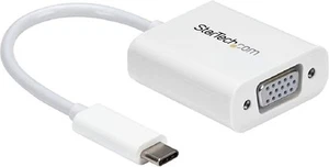 StarTech.com USB-C to VGA Adapter - White - 1080p - Video Converter For Your Mac - Bild 1 von 10