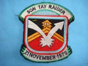 VIETNAMKRIEG PATCH. USAF IVORY COAST SON TAY RAIDER 21. NOVEMBER 1970 - Bild 1 von 2