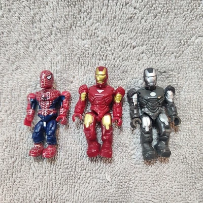Mega Bloks Marvel SPIDER-MAN Iron Man War Machine Mini Figure Lot #F - Image 1 of 4