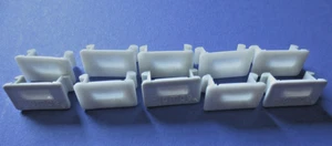 BRUNATA Plomben Heizkostenverteiler HK 70 , 10 Stück Farbe grau - Bild 1 von 3