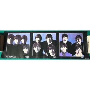 1988 The Beatles Original Poster Banner Litho Dallas A Saunders Authentic - Bild 1 von 6