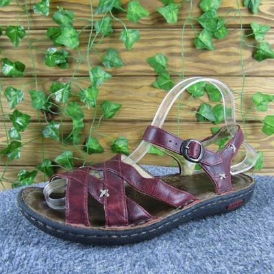 KEEN Women Hybridlife Karlie Strappy Burgundy Leather Sz 7.5 Medium  Used 2025 - Image 1 of 4