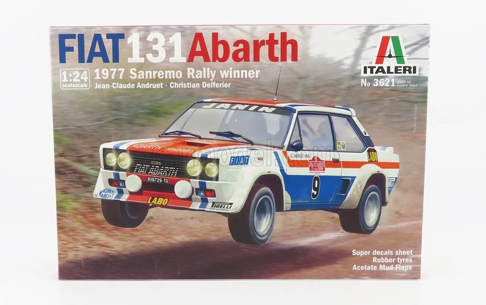 ITALERI 1 24 KIT AUTO - FIAT 131 ABARTH SAN REMO RALLY WINNER (1977) ART 3621
