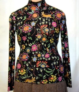 La Double J Editions / Mantero Multi Pattern Smooth Jersey Knit Top - S - Made n Italy - Bild 1 von 14