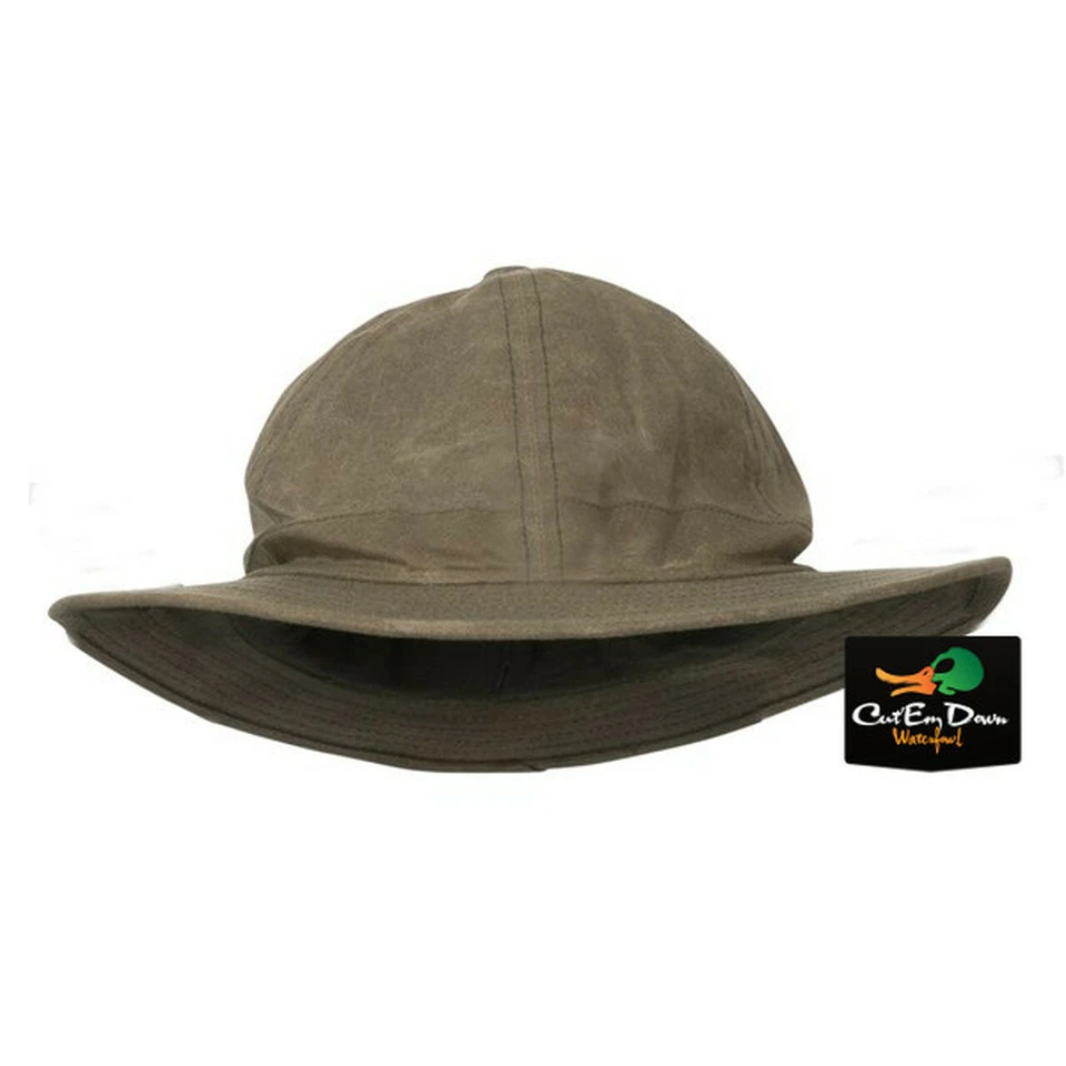 NEW AVERY OUTDOORS GHG HERITAGE WAXED COTTON ROUNDED BOONIE CAP HAT MARSH BROWN - Image 1 of 1