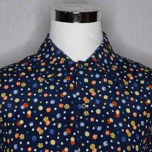 Brioni Camp Shirt Rayon Made in Italy Abstract Art Deco Men’s Size XL - Picture 1 of 8