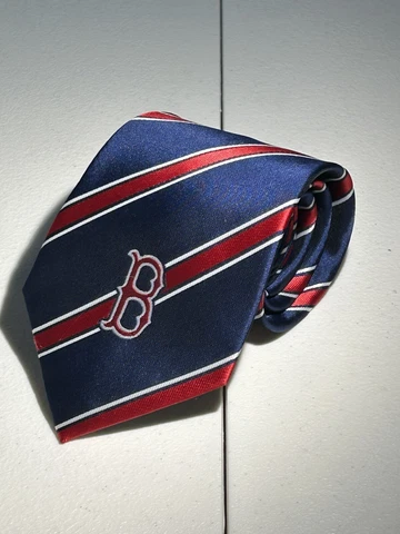 Boston Red Sox Men’s Neck Tie Blue/Red MLB EUC!!! Cover