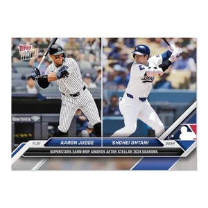 2024 MLB Topps Now Aaron Judge Shohei Ohtani #OS-JO MVP - Picture 1 of 2