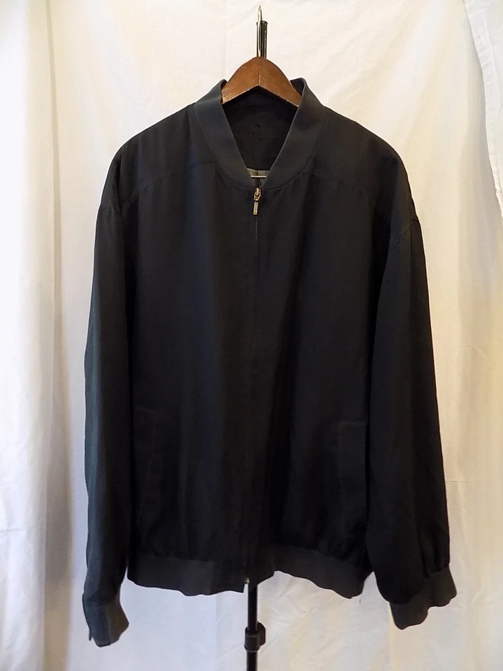 Chaqueta Bomber BUGATCHI UOMO Negra/Medianoche Para Hombre Talla XL (305) Foto 1 de 4