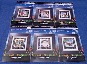 Stoney Creek May - October 2014 Pattern of the Month Series 6 Charts Complete - Picture 1 of 2