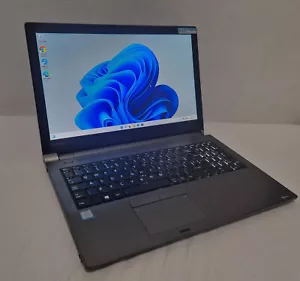 Fast Windows 11 Toshiba Tecra Laptop 15.6" HD 256GB SSD 8GB core i5-6th gen - Picture 1 of 9