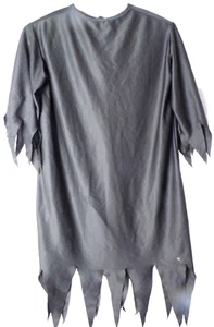 Halloween Black Witches Dress Jagged Sleeves & Bottom Zombie Goblin Sz M - Picture 1 of 5