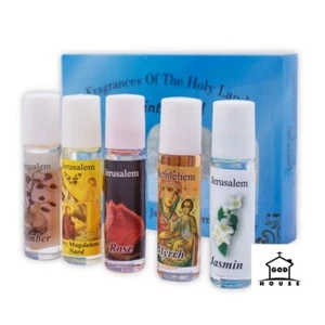 Anointing Oil Holy Land Blessed Purifying Healing Myrrh Nard Jasmin Amber Rose - Picture 1 of 2