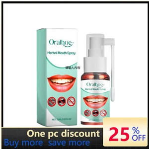 Herbal Oral Spray - Freshen Breath, Soothe Gums & Relieve Ulcers, 25ml - Picture 1 of 7