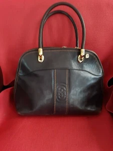 MARINO ORLANDI italienische LEDER Kuppeltasche Umhängetasche Beuteltasche gebraucht, in einwandfreiem Zustand schön weinrot braun - Bild 1 von 10