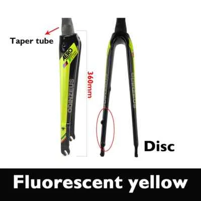 Bicicleta de carretera de fibra de carbono completa 700C horquilla rígida llanta de disco freno tubo cónico redondo Foto 1 de 4