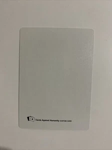 White Blank Custom Card - Expansion #4 - Cards Against Humanity Card Game - Picture 1 of 2