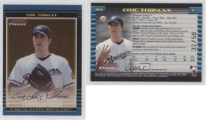 2002 Bowman Chrome Draft Picks & Prospects /50 Eric Thomas #BDP61 Rookie RC