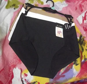 3 NEU PRIMA VALENTINA 77309 BK/WH/TAN NO PANTY LINES MF HI-CUT SLIPS HÖSCHEN S - Bild 1 von 2