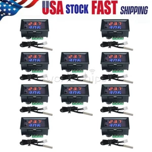 1-10Piece DC12V W1209WK Digital Thermostat Temperature Control+NTC 10K Sensor S - Picture 1 of 14