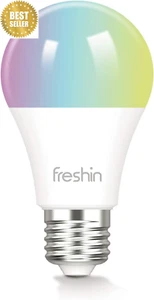 Smart Light Bulb E27 A60 9W RGBCW Wifi LED Dimmable, Alexa Google Home, 2.4GHz - Picture 1 of 12