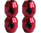 Go Kart Anodised Cable Clamp Pair 'Bullet' Style Karting Racing