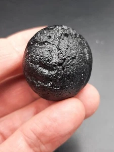 Qualitäts Tektit Philippinit Rizalit 32,63g / 3,1 cm - Meteorit Einschlagglas - Bild 1 von 12