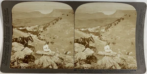 Palästina, Berg der Seligpreisungen nach Kapernaum und See Genezareth, Vintage pri - Bild 1 von 2