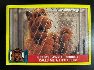ALF 1987 Topps Picture Card Series #31 Get My Lawyer! Nobody Calls Me a - Picture 1 of 2