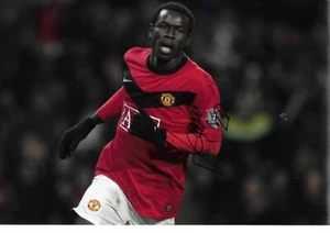 Mame Biram Diouf Hand Signed Autograph 12 x 8 Photo Manchester United COA - Imagen 1 de 1