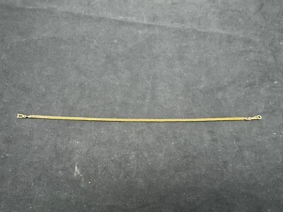 Tobillera vintage de oro 14k, 8 3/4 pulgadas, 4,6 gramos Foto 1 de 4