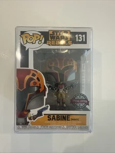 Funko Pop! Star Wars Rebels Sabine Enmascarada Edición Especial #131 y Estuche Protector - Imagen 1 de 7