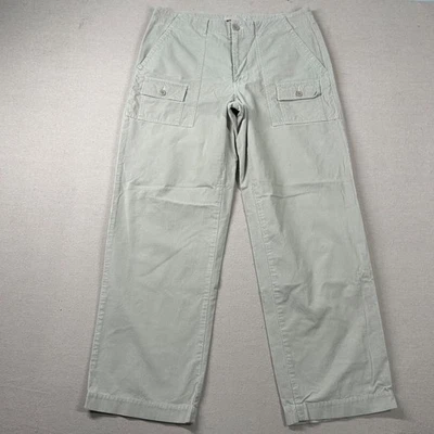 Calça de veludo masculina vintage Gap 33x32 (adequada para 33x30) reservista skatista de carga Y2K - Imagem 1 de 4