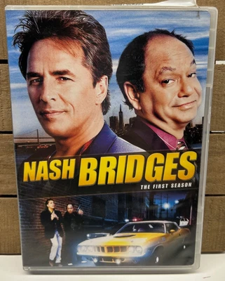 NASH BRIDGES Season 1 DVD Don Johnson Cheech Marin Police Crime Mystery Foto 1 de 2