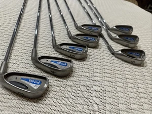 Ping G2 Black Dot Irons Set 3-PW Stiff True Temper Steel Shafts (STD +1/2”) 8pcs - Picture 1 of 8