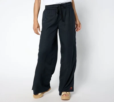 Peace Love World Women's Pants Sz XS Regular Lyocell Pull-On Pant Black A648175 - Image 1 of 4