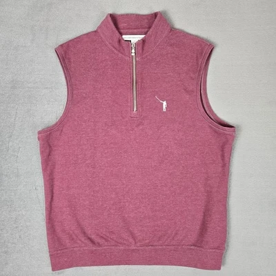 Chaleco Holderness & Bourne No Laying Up para Hombres Grande Rojo 1/4 Cremallera Ajuste a Medida Golf Foto 1 de 4