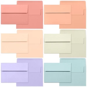 5x7 Envelopes for Invitations, 36-Pack A7 Envelopes for 5x7 Cards, Colored In... - Picture 1 of 7