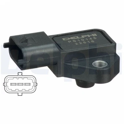Delphi Saugrohrdrucksensor für Honda Civic Opel Astra Combo Corsa Meriva - Bild 1 von 4