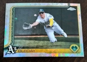 2025 Topps Chrome Logofractor JJ Bleday #183 Athletics - Bild 1 von 1