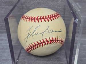 Johnny Sain signed handsigniert Baseball OBNL mit Hülle - Bild 1 von 6
