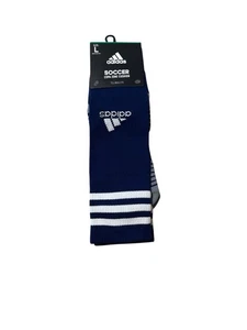 Adidas Unisex Copa Zone Cushion IV Socks Large NEW! -Navy/White Cushion Soccer L - Picture 1 of 2