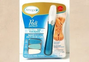 Amope Pedi Perfect Electronic Foot File Nail Care System Battery Operated BNIB - Picture 1 of 6