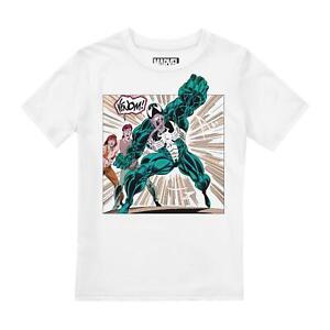 Marvel Boys T-shirt Venom Comic Top Tee 7-13 Years Official