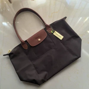 Longchamp Große Umhängetasche Handtasche Ebenholzbraun- L - Bild 1 von 10