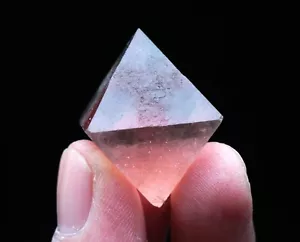 Cristal de fluorita octaedro rosa natural único/mongolia interior de China - Imagen 1 de 11