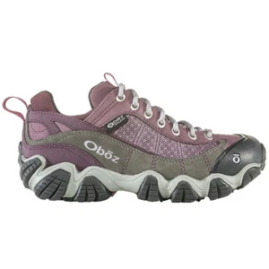 Scarpa da passeggio impermeabile Oboz Firebrand II bassa B-DRY da donna in lilla. MSRP: £130 - Foto 1 di 12